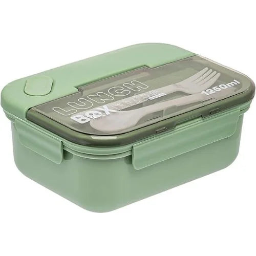 COSPIZO Lunch Box, 3-in-1 Bento Box, Leak Proof, 1250ml
