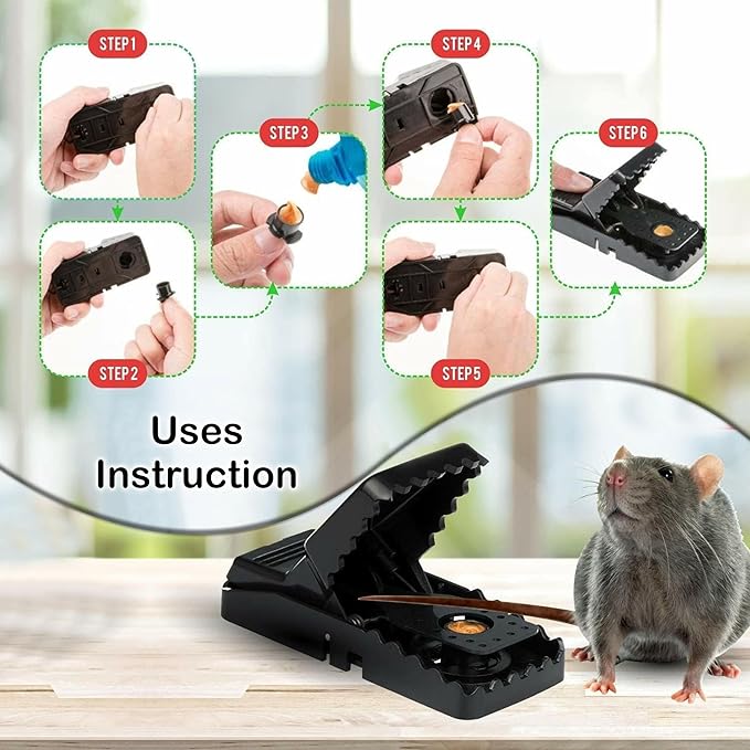 COSPIZO Heavy Duty Mouse Trap ( Pack of 4 )